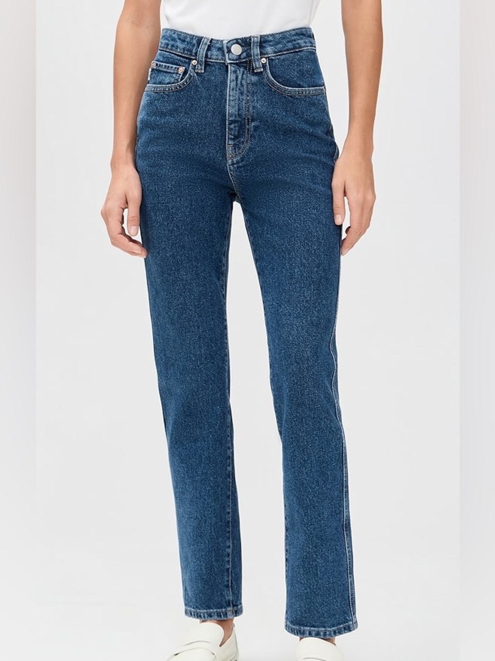 Reformation Abby High Rise Straight Leg Jeans